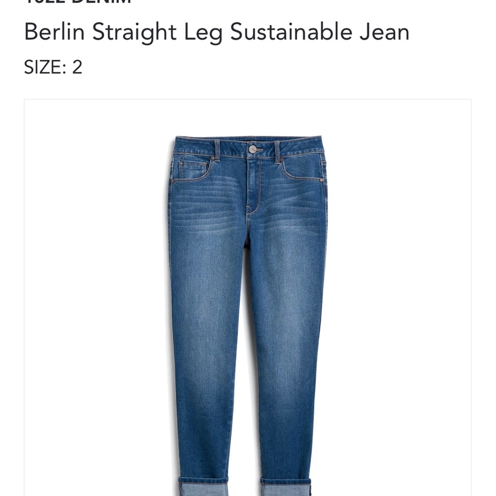 1822 Cuffed jeans (new)